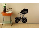 Tractor Kids Name Decal